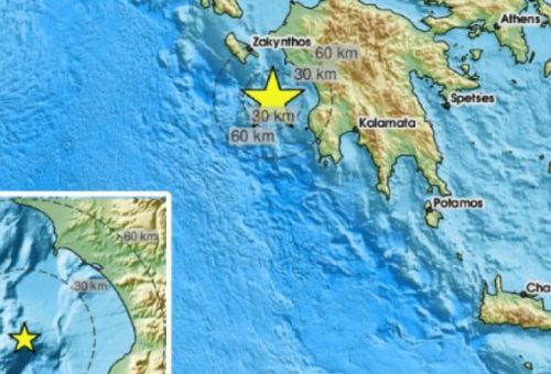 Διπλός σεισμός 5,6 και 5,7 Ρίχτερ στην Ελλάδα - Αισθητός και στην Αθήνα